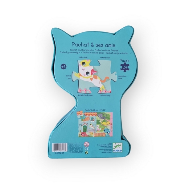 Puzzle silhouette Pachat & ses amis DJECO
