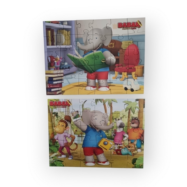 Puzzles Babar Dujardin Les aventures de Badou 2x30p