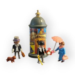 Colonne Morris vintage Belle Époque Playmobil 5350