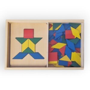 Jeu de tangram et de reconnaissance des formes Educabul Oxybul