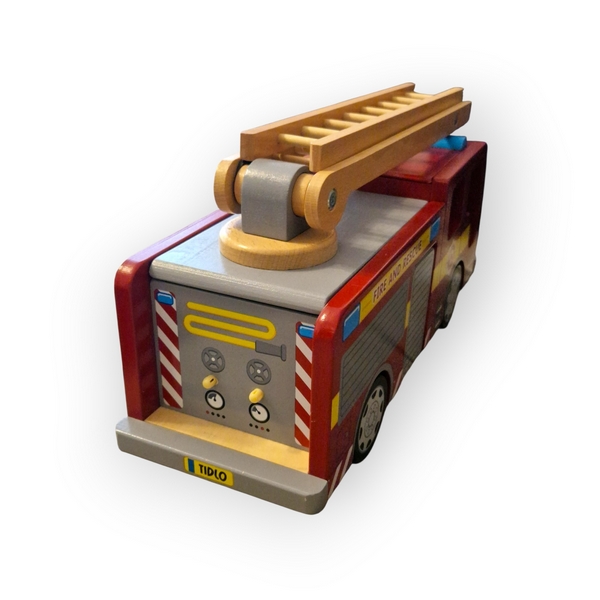 Véhicule de pompiers en bois Tidlo