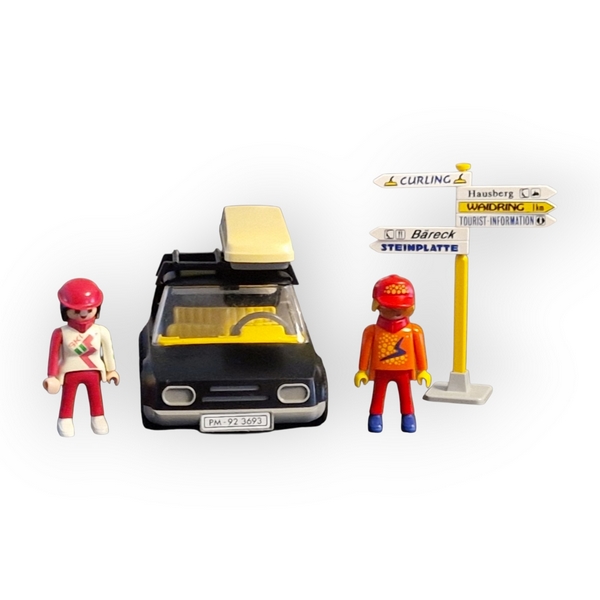 Voiture avec coffre à skis Playmobil 3693 vintage