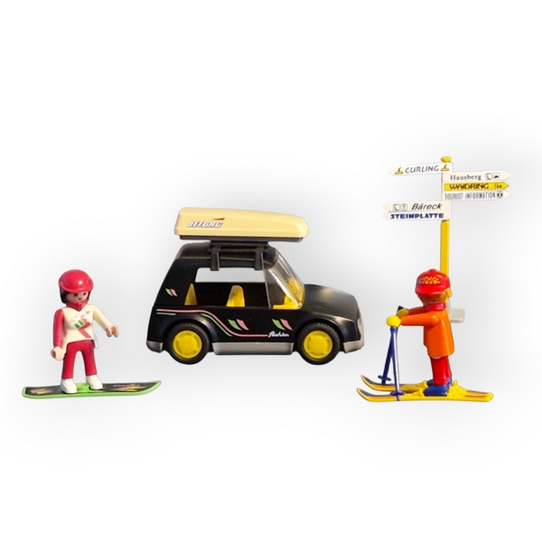 Voiture avec coffre à skis Playmobil 3693 vintage